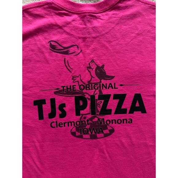 TJ's Pizza Clermont Iowa T-shirt Size Large - Picture 4 of 4